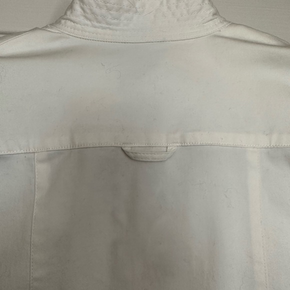 NWOT, W by Worth, grommet tie front white dress - Picture 6 of 8